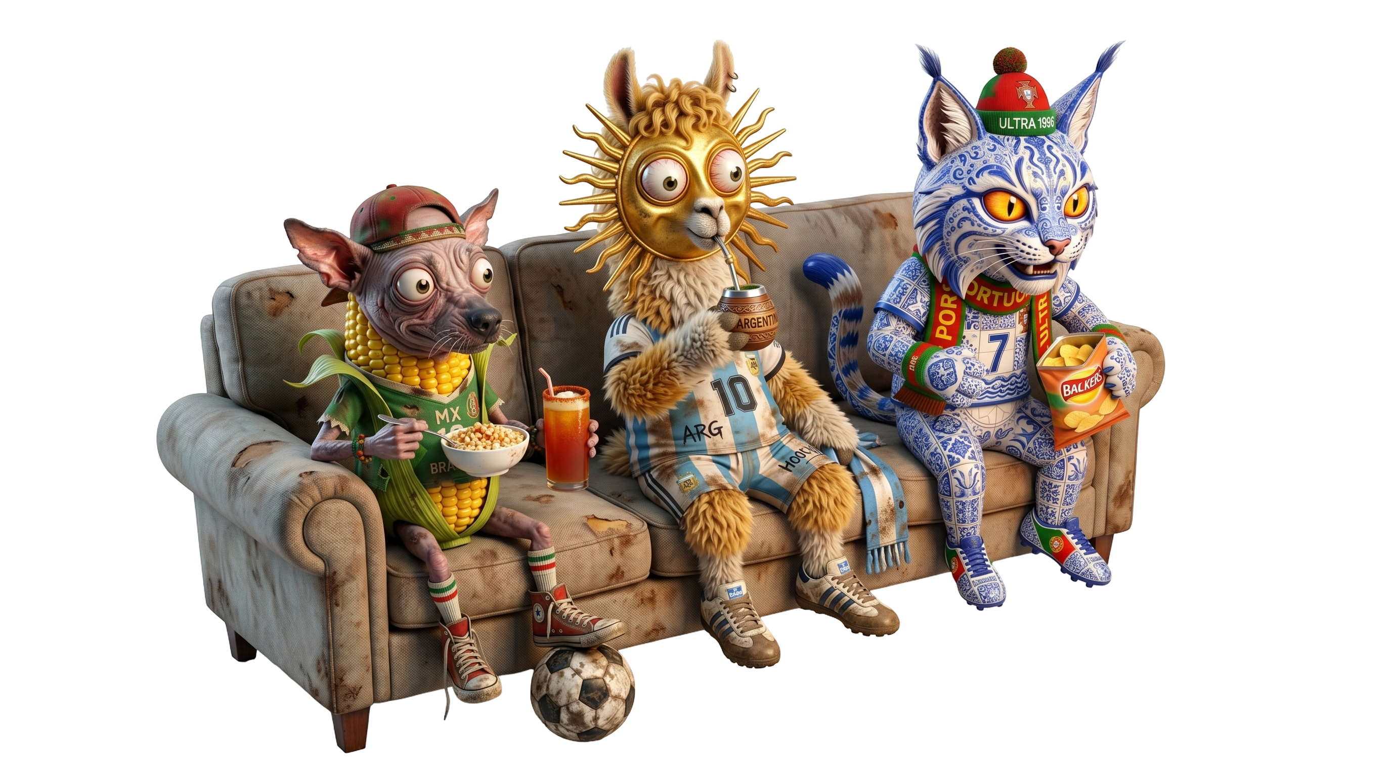 Brainrot football fans