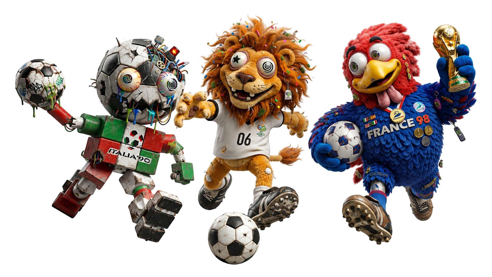 Brainrot World Cup mascots